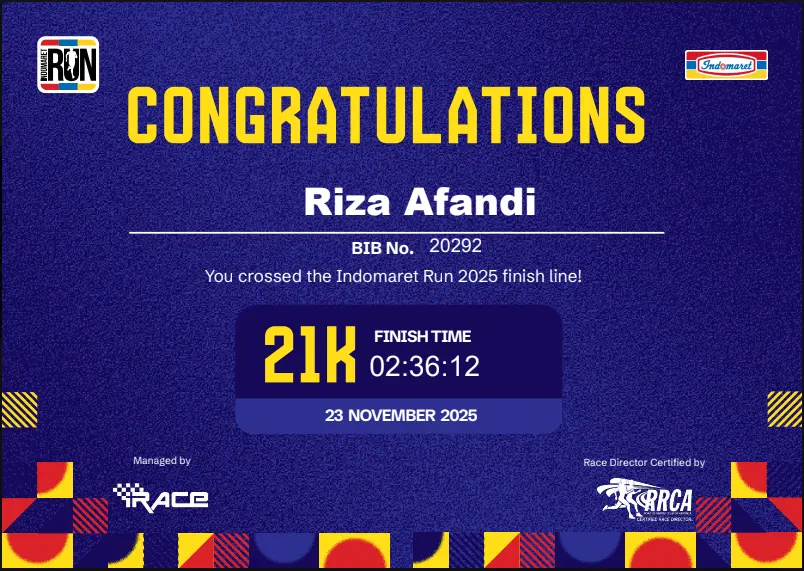 Indomaret Run 2025 - HM